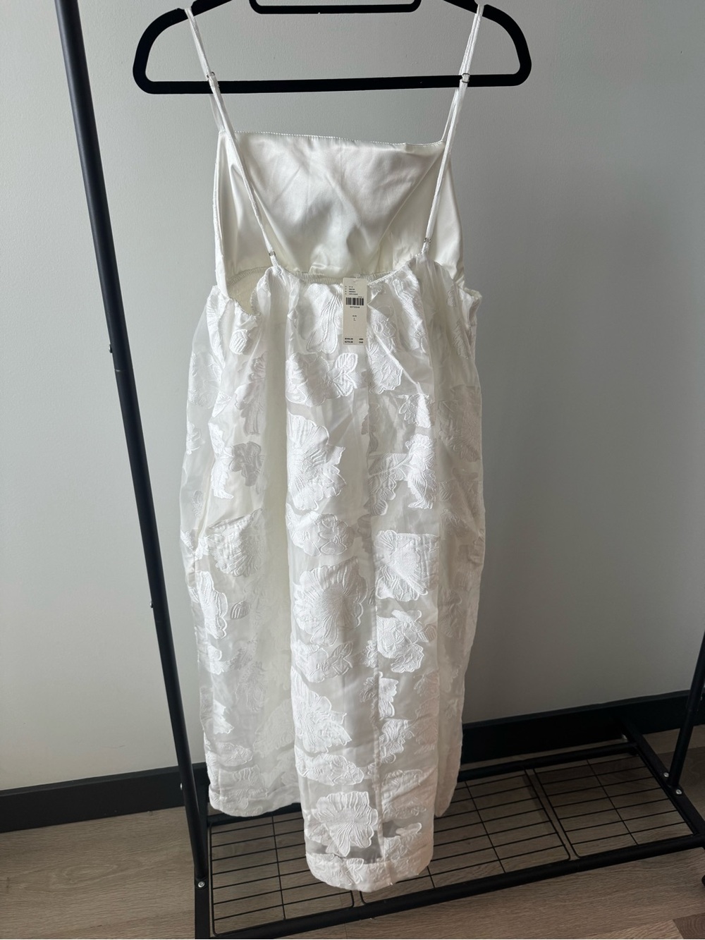 White Spaghetti-Strap Maxi Dress - Picture 3 of 4